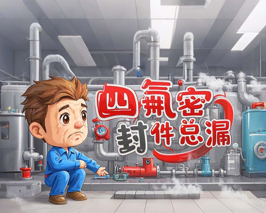 四氟密封件總漏案例丨可能是你安裝時3次“瞎折騰”！?