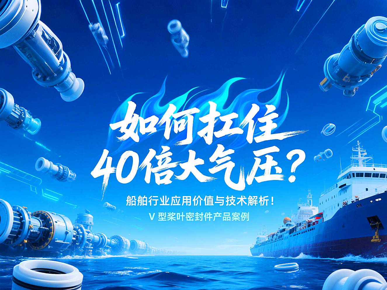 V型槳葉密封件 ?  如何扛住40倍大氣壓：船舶行業(yè)應(yīng)用價(jià)值與技術(shù)解析！