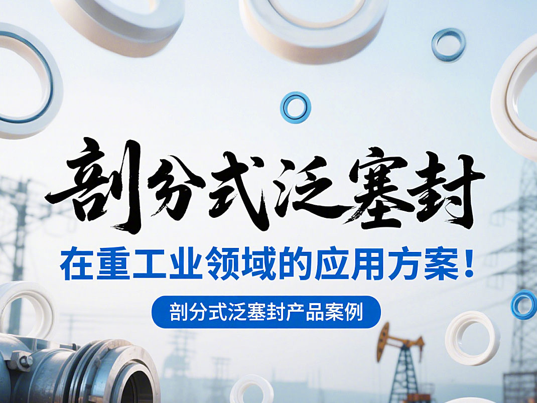 剖分式泛塞封產(chǎn)品案例 ? 在重工業(yè)領域的應用方案！