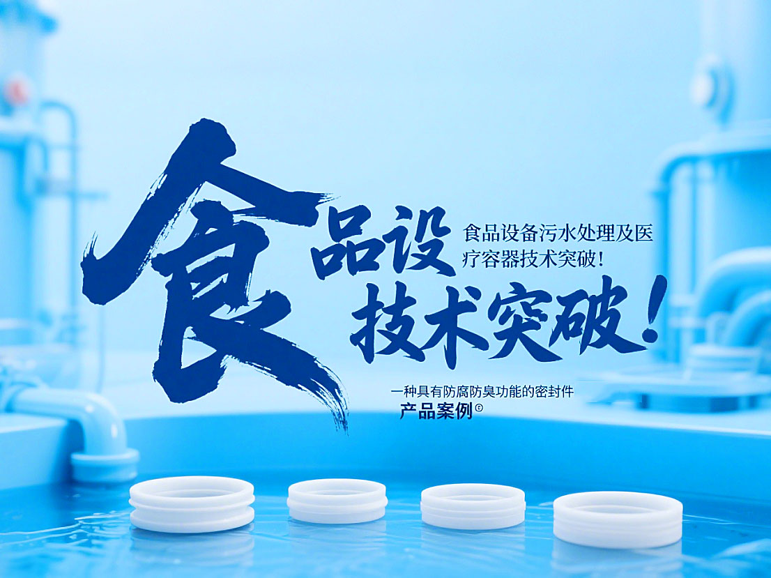 專(zhuān)利產(chǎn)品案例 ? 一種具有防腐防臭功能的密封件：食品設(shè)備污水處理及醫(yī)療容器技術(shù)突破！