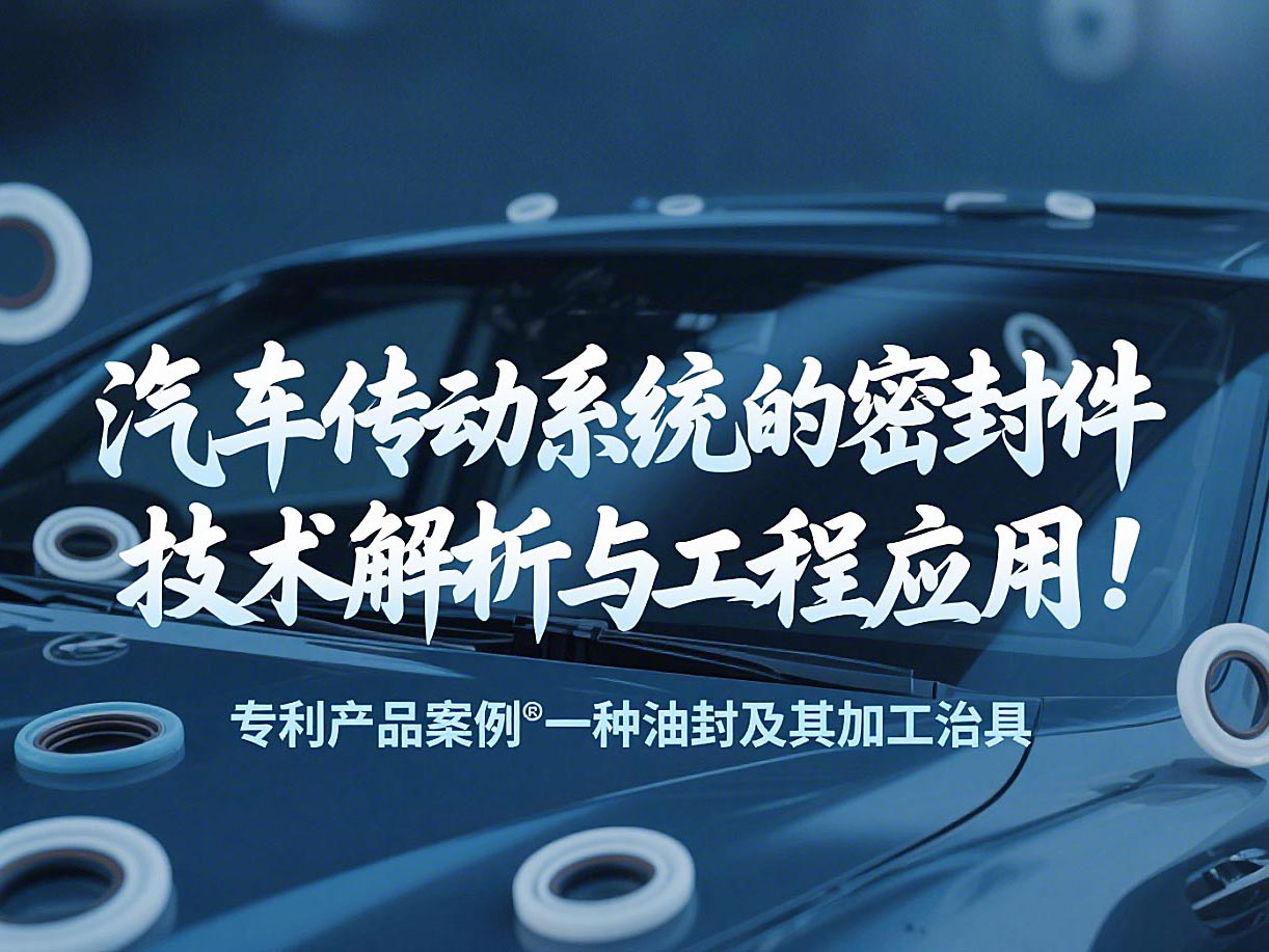 專利產(chǎn)品案例 ? 一種油封及其加工治具：汽車傳動(dòng)系統(tǒng)的密封件技術(shù)解析與工程應(yīng)用！
