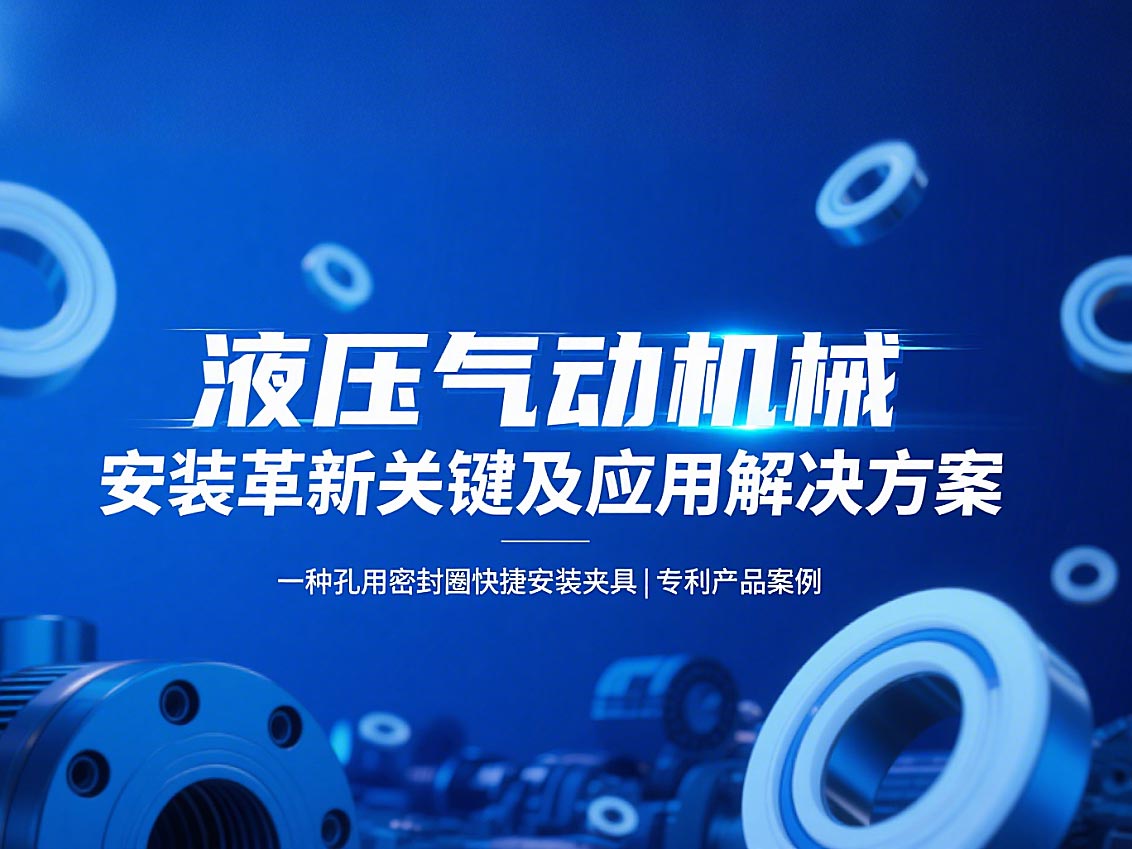 專利產(chǎn)品案例 ? 一種孔用密封圈快捷安裝夾具：液壓氣動(dòng)機(jī)械的革新安裝工藝關(guān)鍵及應(yīng)用解決方案！